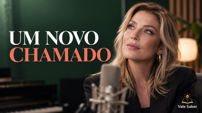 Luiza Possi durante entrevista sobre sua conversão e nova carreira na música cristã