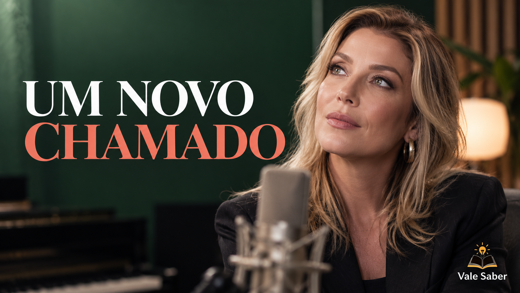 Luiza Possi durante entrevista sobre sua conversão e nova carreira na música cristã
