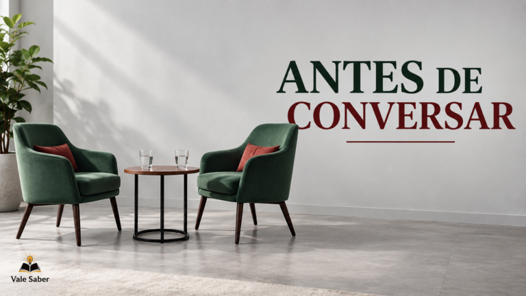 Duas cadeiras preparadas para representar uma oração antes de uma conversa difícil
