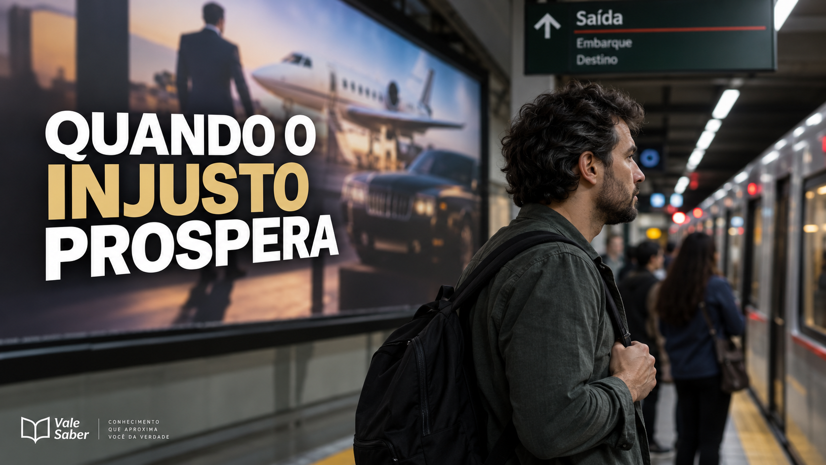 pessoa refletindo sobre a injustiça e a mensagem do Salmo 73