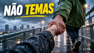 pessoa enfrentando um momento de medo com a mensagem de Isaías 41:10