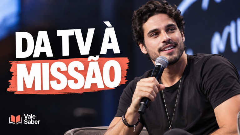 Ricky Tavares falando sobre sua caminhada de fé e seu trabalho missionário