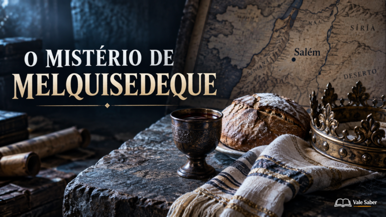 pão, vinho, coroa e tecido sacerdotal representando quem foi Melquisedeque