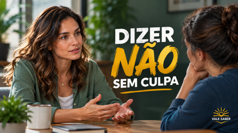 Mulher se preparando para uma conversa após fazer uma oração para colocar limites sem culpa